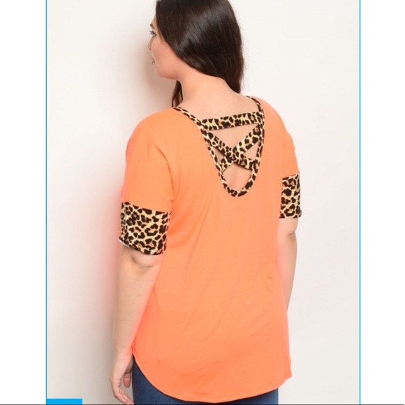 LEOPARD PRINT TOP 🧡 - Picture 2 of 6